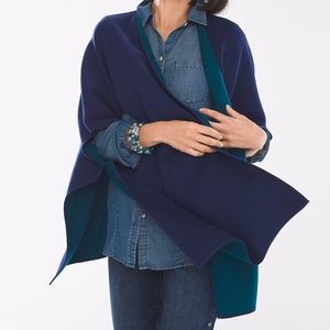 Chico's Reversible Ruana Wrap L/XL